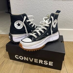 Converse Kids Black and White High-Top Sneakers